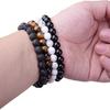 Aanya Gems Products Bracelet for Unisex Adult (Tiger eye, Howlite White) with Lab Certificate view 4