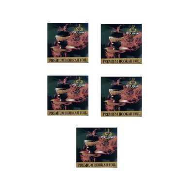 PUFF SMART Aluminum P.S Foil Paper (Pack of 5)