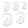 5 Sizes Set Goatee Beard Shaper Beard Styling Template Beard Shaping Tool Fashion Goatee Shaving Template Goatee Trimming Supplies for Men view 2