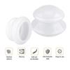 ACS Cupping Jars Silicone Cupping Massage Therapy Cups Set for 4 for Muscle Soreness (White) view 2