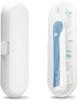 For Oral B Travel Toothbrush Case, Portable Toothbrush Holder Cover, Safe, Non Toxic, Sturdy and Durable, Dustproof and Antibacterial, Fits Pro 1000, Pro 2000, Pro 3000, 2 Pieces, Transparent, White, view 1