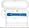 For Oral B Travel Toothbrush Case, Portable Toothbrush Holder Cover, Safe, Non Toxic, Sturdy and Durable, Dustproof and Antibacterial, Fits Pro 1000, Pro 2000, Pro 3000, 2 Pieces, Transparent, White, view 3