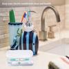 For Oral B Travel Toothbrush Case, Portable Toothbrush Holder Cover, Safe, Non Toxic, Sturdy and Durable, Dustproof and Antibacterial, Fits Pro 1000, Pro 2000, Pro 3000, 2 Pieces, Transparent, White, view 4