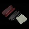 CALANDIS Reusable Glass Straw Colorful Drinking Straw with Cleaning Brush Clear view 1