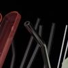 CALANDIS Reusable Glass Straw Colorful Drinking Straw with Cleaning Brush Clear view 4