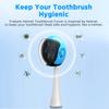 Frekare Helmet Toothbrush Covers Caps, Fits Most Manual and Electric Tooth Brushes, 4 Count (White, Black, Blue, Red) view 4