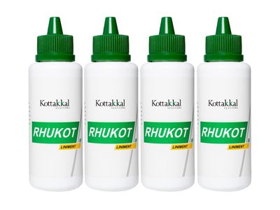 Kottakkal ayurveda Rhukot Liniment - 100 ml (Pack of 4)