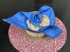 Glus Cotton Roti Cloth Wraps Reusable & Washable Easily fit in Tiffin & Lunch Box Pack of 6 Colour-Blue (Blue, 30 x30 Cms) view 2