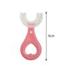 ALESSO U Shaped Toothbrush for Kids Manual Whitening Toothbrush Silicone Brush Head for Kids Children Infant Toothbrush For 2-6 Years Mouth-Cleaning (Multicolor, Pack of 2) (Heart) view 2