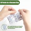 Food Grade Oxygen Absorber 100cc Oxygen Absorber for Long Term Food Storage 10 Pieces in Individual Vacuum Bags with Oxygen Indicator view 4