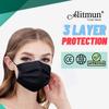 ALITMUN 3 Ply Protective Surgical Face Mask (Black), CE & ISO certified with Adjustable nose pin and soft ear loop, Melt-Blown Fabric 3 Layer mask, (without valve, Pack of 500), BFE & PFE > 99% view 4