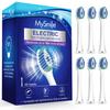 MySmile Electric Toothbrush Replacement Heads, 6 Packs (White) view 1
