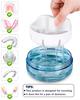 Denture Case, Definitely No-Leak Denture Bath Box for Traveling Perfectly, Denture Cup with Strainer & Magnetic Mirror, Completely Clean Care for Retainer, Mouth Guard, & Denture view 4