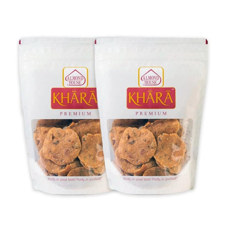 Almond House Masala Chekkalu | Premium Snacks | South Indian Snack | Healthy Snack | No artificial colours | No Preservatives | No Maida | Tea Time Snacks | Ready To Eat | Pack of 2-200g each