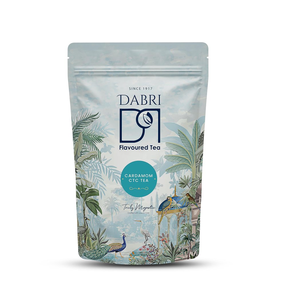 Dabri Cardamom Elaichi CTC Tea 250gm Pouch | Pure Natural Elaichi Chai | Rich in Antioxidants | Supports Digestion | Detox Tea | Helps Reduce Cavities | Strong Aroma & Authentic Taste