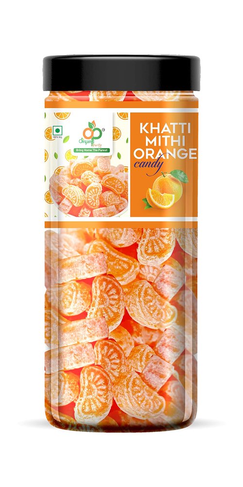 Organic Purify Orange Candy | Narangee Candy 800gm | Narangee Toffee | SantraToffee | Vegetarian | Orange Flavoured Toffee Jar Pack