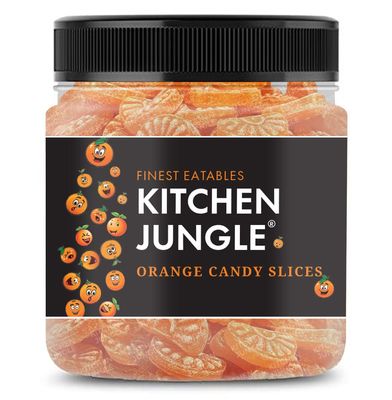 Kitchen Jungle Orange Candy - 400GM (NARANGI Flavour) (pack of 1)