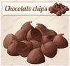 Milk Chocolate Chips, Milk Choco Chips,Choco Chips For Cookies, Milk Chocolate Chips Packet For Cake,Choco Chips For Cake Decoration (250g) view 2