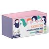 ERHETUS Biodegradable Sanitary Pads for Women, Pure Organic Cotton & Bamboo Fiber Base Sanitary Napkins | Soft, Ultra-thin, High Absorbent, Rash Free Pad for Day-Night Protection - 23 Pads, XXL, 350mm view 1