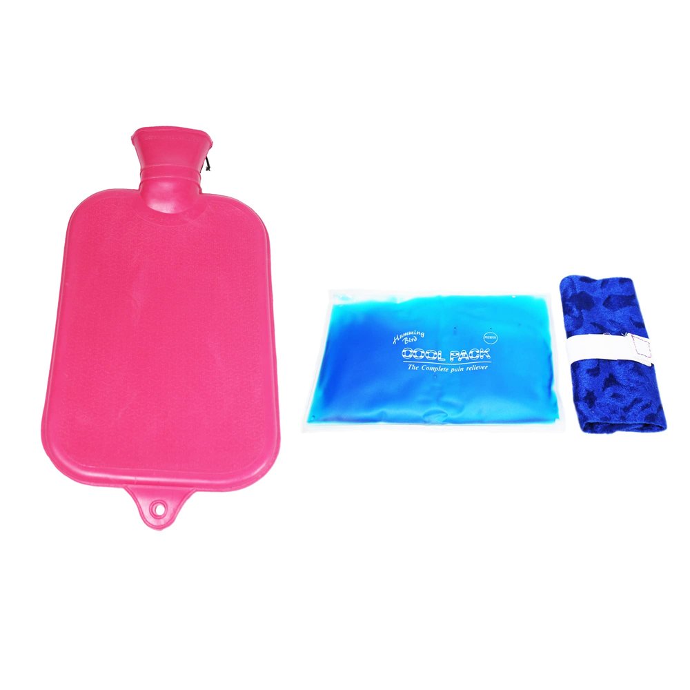 Dishan Hot Water Bag/Bottle (BRC Duckback) Non-Electrical 2L-Cool Gel Pack for Pain Relief