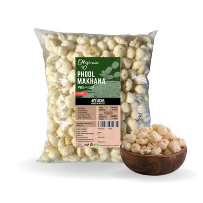 Ayuda Organics Raw Phool Makhana Fox Nuts (200g)