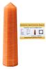 Crystal Heaven Certified Red Aventurine Tower Obelisk Point For Chakra, Healing And Balancing - Aaa Grade Original Certified Gemstone Agate For Reiki Meditation Yoga Spiritual (2-3 Inches) view 1