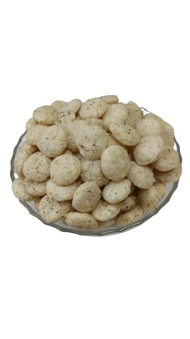 P P Foods Roasted Jowar Puff Kali Mirchi 800 gm (Pack Of 4, 200gm Each) Millet Namkeen/Palm oil-Free/Baked Not Fried/Cruncy Roasted Sorghum Millet namkeen
