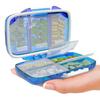 BEXEEN Pill case - Blue Pill Dispenser view 1