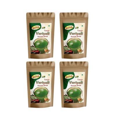 Instant Variyali Mix Sharbat Powder | Refreshing Fennel Sharbat | Summer Drink Mix 200g*4 (Pack of 800g)