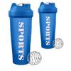 COOL INDIANS Protein Shaker Bottle Combo for Gym| Sipper Bottle| Shaker Bottle| BPA-Free and 100% Leak-Proof Protein Shaker Bottle (Blue) view 1