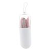 CALANDIS Collapsible Silicone Straw Reusable Folding Drinking Straw Pink Bendy_A view 4