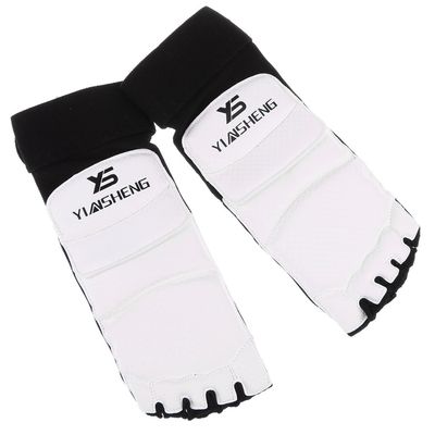 Calandis PU Taekwondo Foot Protector Guard Karate MMA Pads Socks Sparring Gear XS
