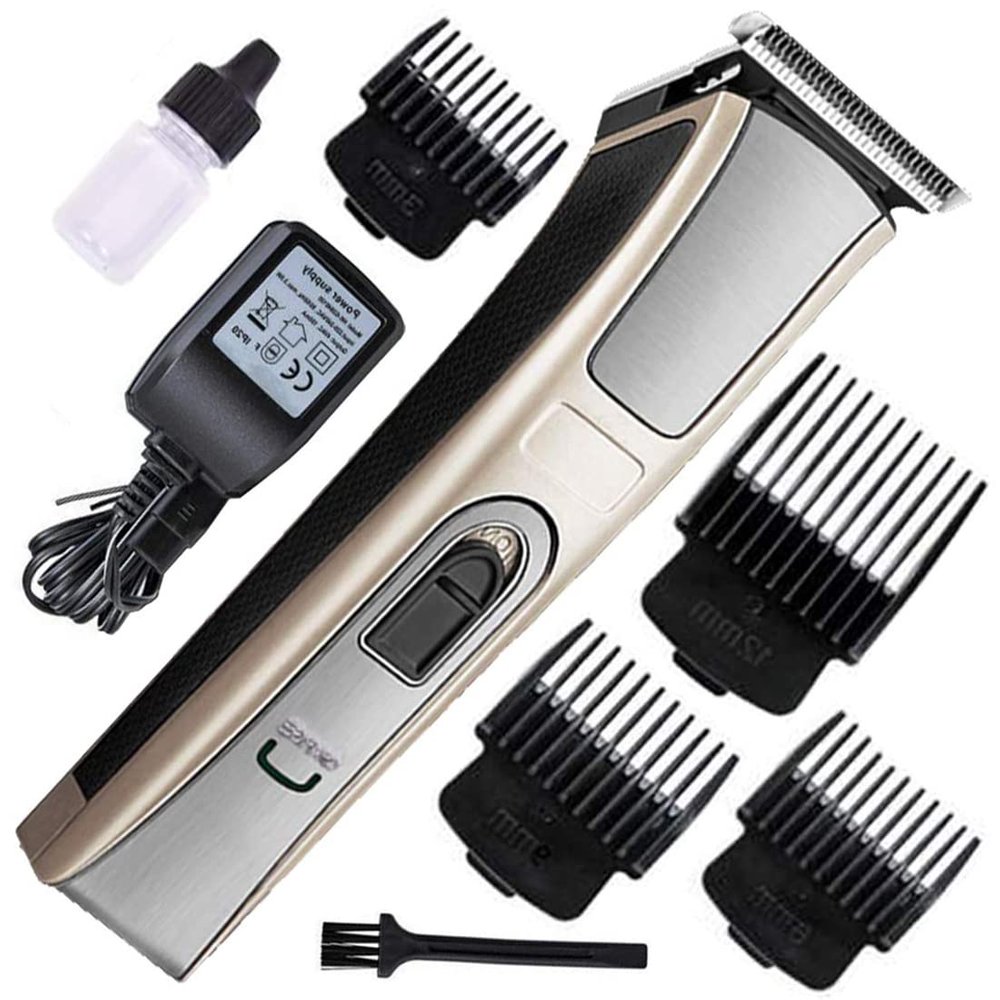 JPRO Metal Waterproof Professional Kemei50017 Corded/Cordless Trimmer Rechargeable Runtime: 60 Min Trimmer for Men