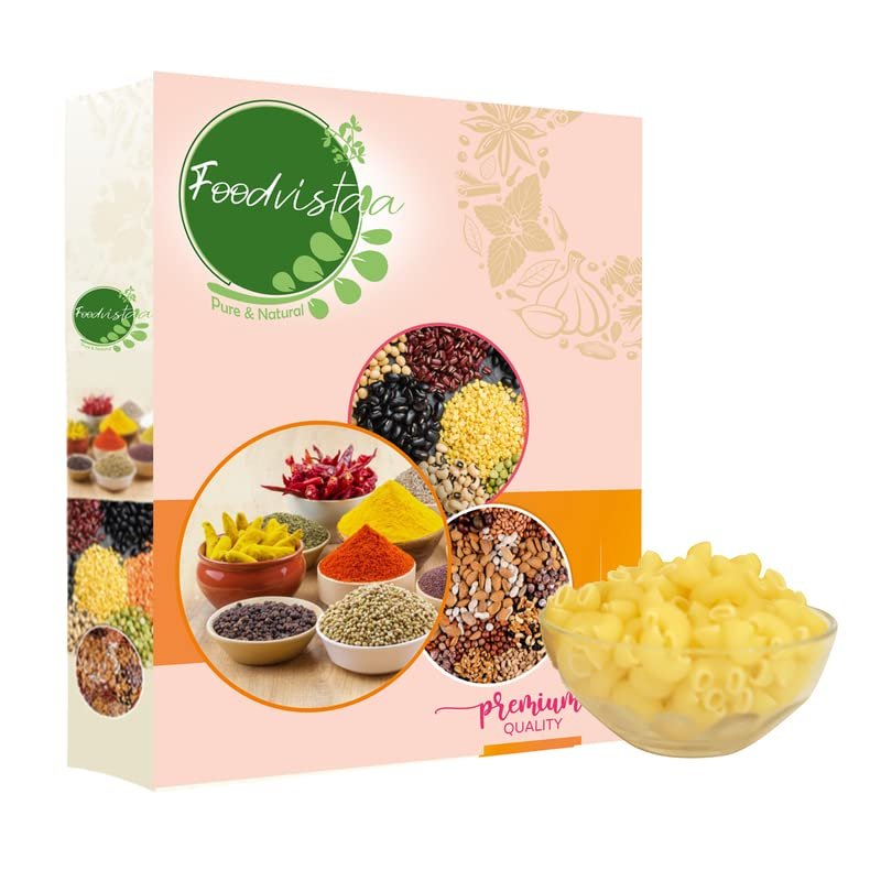 FOODVISTAA Macaroni Pasta /Organic Pasta/Tube-Shape Pasta/ Double Elbow pasta-400gm.