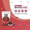 NATURE YARD Berries mix - 800 gm - Mix of Dried Cranberry, Blueberry, Goji berry & Strawberry Dry fruits - Antioxidant rich berry (400gm*2) view 3