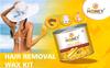 DR HONEY gold wax 600g strip stick heater and puff powder puff wax set best for your skin view 3