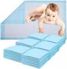 Healqu Disposable Baby Changing Pad Liners - 50 Pack, Super Soft, Absorbent and Waterproof - Mess-Free Baby Diaper Changes on Every Surface - 17x24 Inches view 1