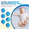 Healqu Disposable Baby Changing Pad Liners - 50 Pack, Super Soft, Absorbent and Waterproof - Mess-Free Baby Diaper Changes on Every Surface - 17x24 Inches view 4