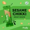 Hervalley Peanut Butter Chikk 50 Pieces of 15g and Sesame Chikki 50 Pieces of 13g JAR No Preservative Colour or Flavours (Two JAR) view 3