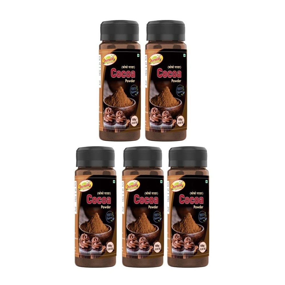 Cocoa Powder | 100% Pure, Natural And Unsweetened | 100g*5 (500g Pack)