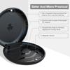 BVN Retainer Case, with 2 Pcs Aligner Removal Tool, 2 Pcs Mouth Guard Case, Black Denture Case, Mouthguard Case, Retainer Box, Denture Box for Disassembly of Oral Care view 3