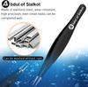 Abdul of Sialkot Pointed Tweezers,Pointed Nose Tip, Sharp Precision Ingrown Hair, Surgical Pointed for Blackheads & Splinters/Best Tweezers for Eyebrows (Yellow) view 4