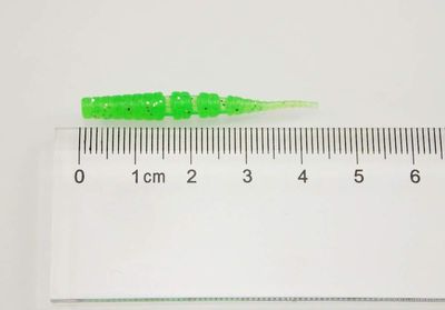 3NH Worm Ice Fishing Bait Soft 20Pcs 4.2Cm/0.5G Polaris 1.7" Winter Fishing Spinner Jerk Shine Jig Trout : Color 9| 15275