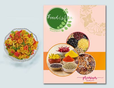 FOODVISTAA Fryums/organic/no use of pesticides/whole organic fryums-400gm.