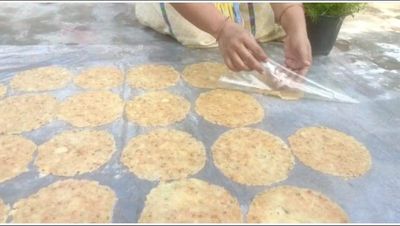 Jayani Homemade Authentic Banarasi Aloo Papad 400 Gm || Ready To Cook| With Fresh Potato |Ready to cook| Aloo papad- 100% Natural| Indian snack papad| 100% vegetarian Indian namkeen Snack