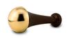 ACP ACUPRESSURE Kansa Wand Body/Foot massager with Wooden Handle BROWN colour small size 4.5cm view 3