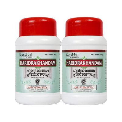 Kottakkal ayurveda Haridrakhandam - 100gm, For the Improvement of Skin - Pack of 2