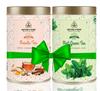 NATURE'S PARK Masala Tea And Mint Green Tea Can (2x100 Gm) Pack Of 2 view 1