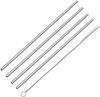 Milestore 4 pcs Reusable Stainless Steel Drinking Straws with 1 Cleaner Brush Kits view 1
