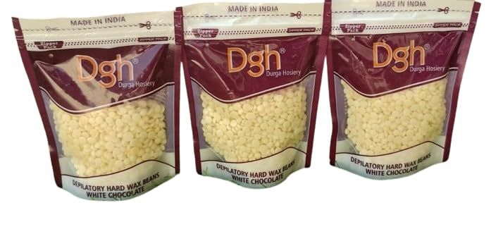 DGH300 Grm Hard Wax Beans for Painless Hair Removal, Brazilian Waxing for Face, Eyebrow, Back, Chest, Bikini Areas, Legs At Home 300 g